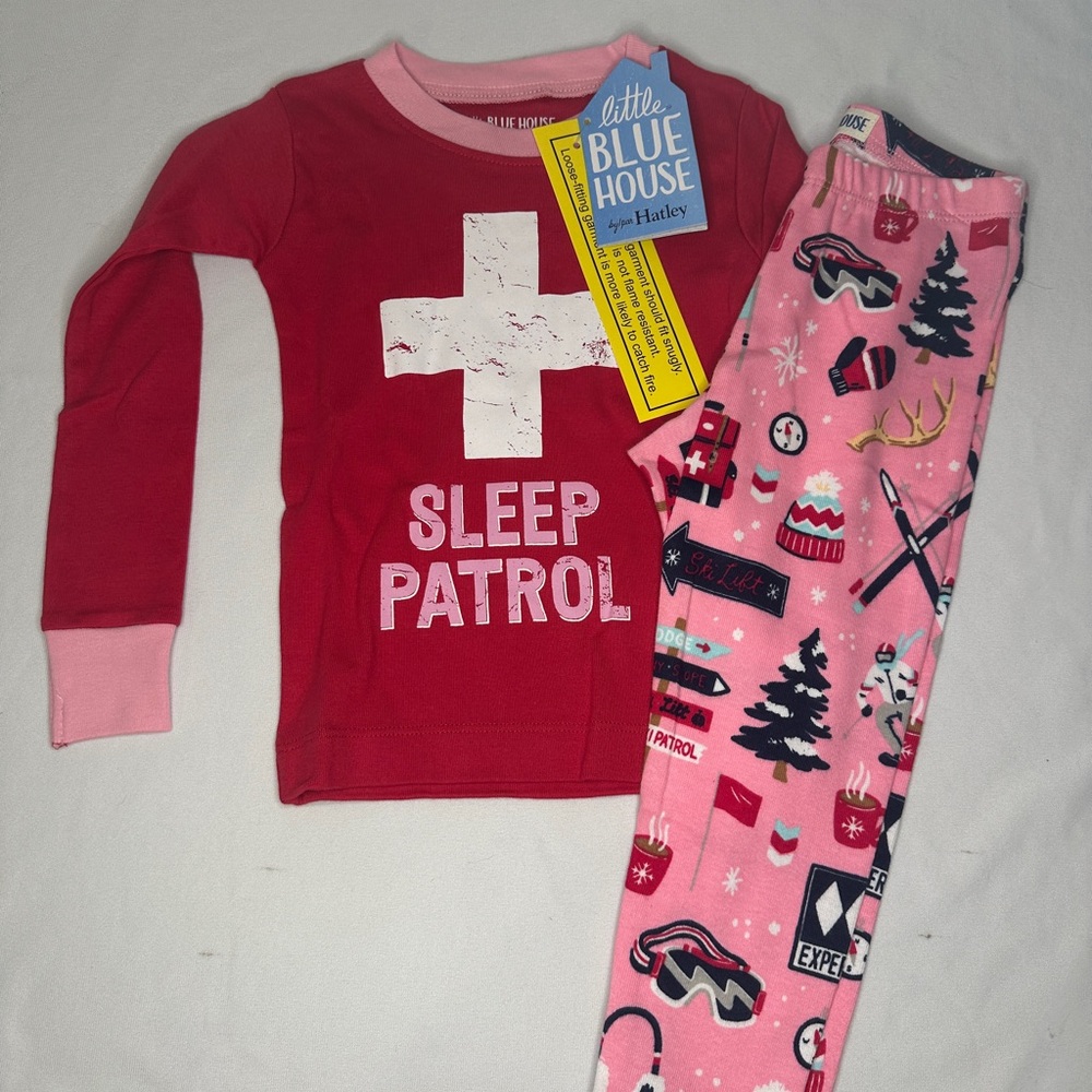 NWT Little Blue House by Hatley Pajamas – “Sleep Patrol” – Size 2T